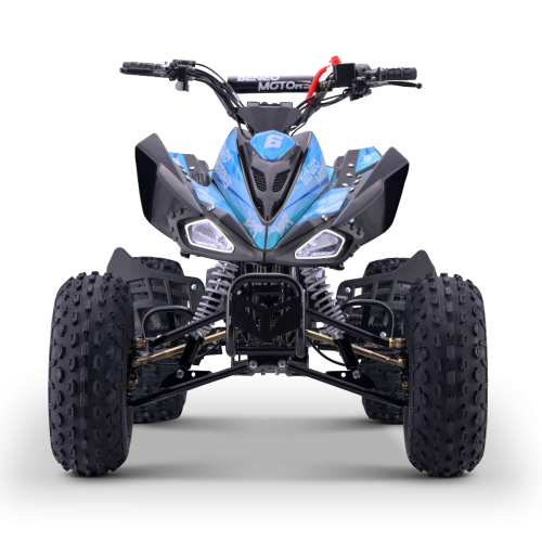 Quad pe benzină pentru copii TEA Sports ZXT albastru – 125cmc