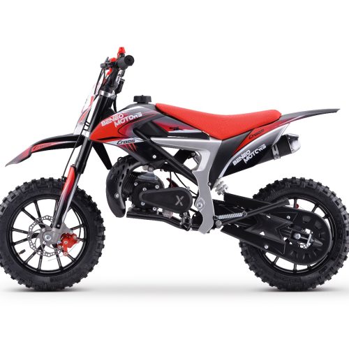 Motocicletă pe benzină pentru copii CROSS SX roșu – 50cmc