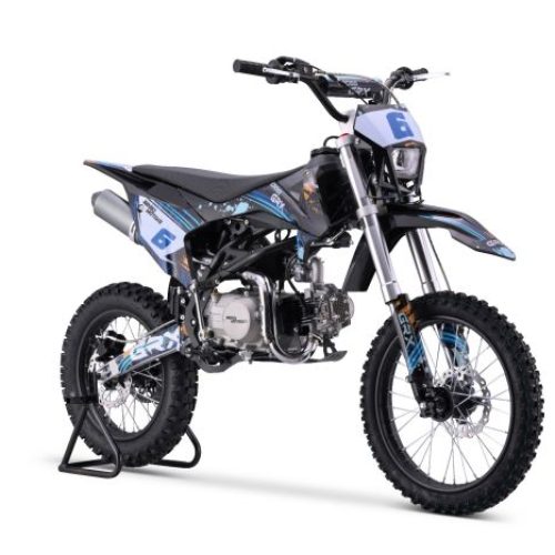 Motocross pe benzină pentru adolescenți și adulți Cross GRX albastru – 125cm3