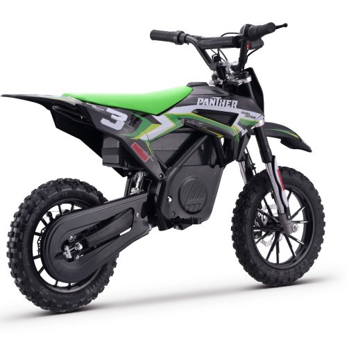 Motocross electric pentru copii Panther verde – 550W
