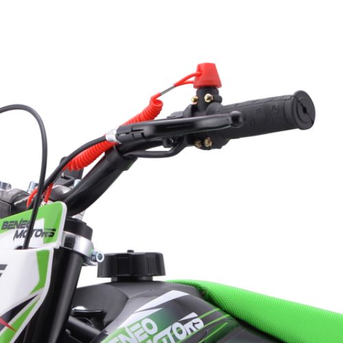 Motocicletă pe benzină pentru copii CROSS SX verde – 50cmc